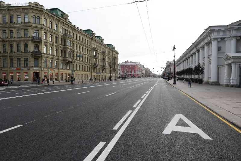 В Петербурге завершен ремонт дорожного покрытия на Невском проспекте В Петербурге завершен ремонт дорожного покрытия на Невском проспекте