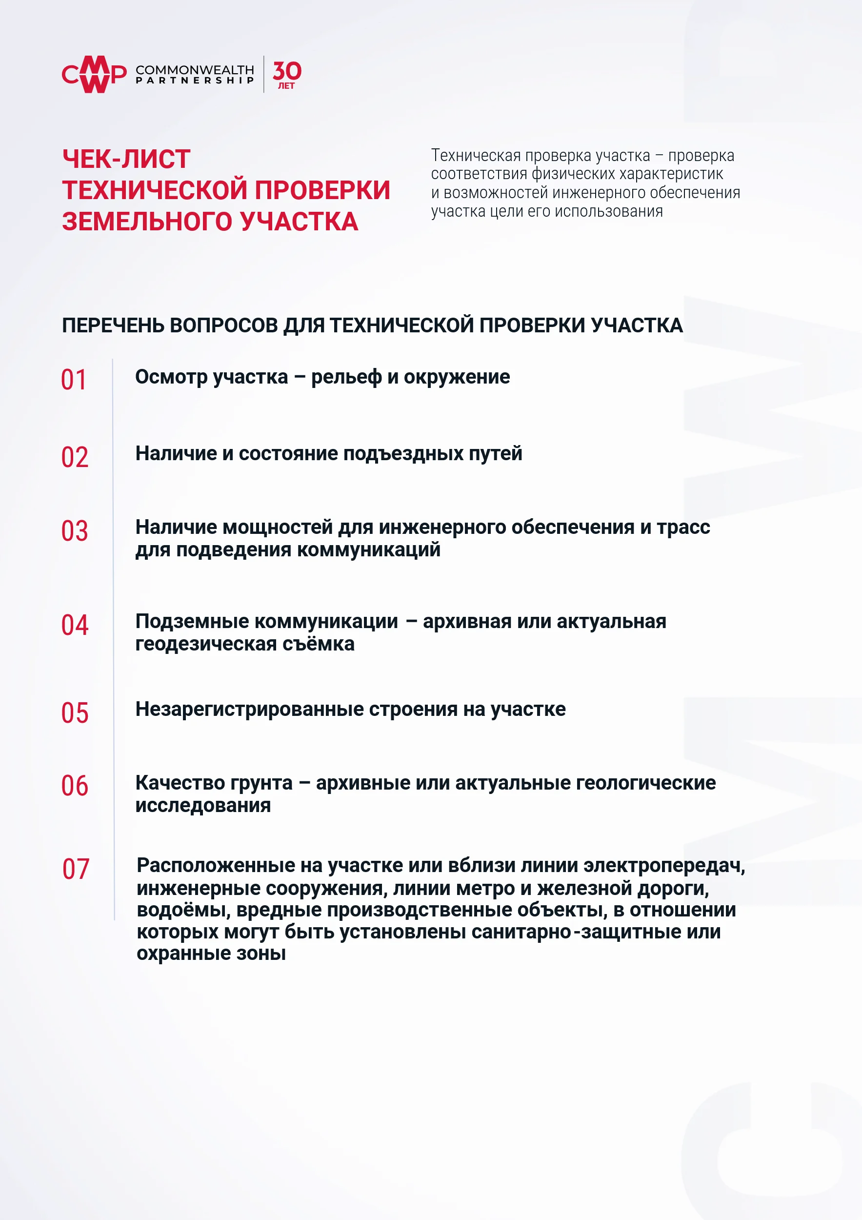 Четыре важных шага для выбора земельного участка и успешной реализации проекта