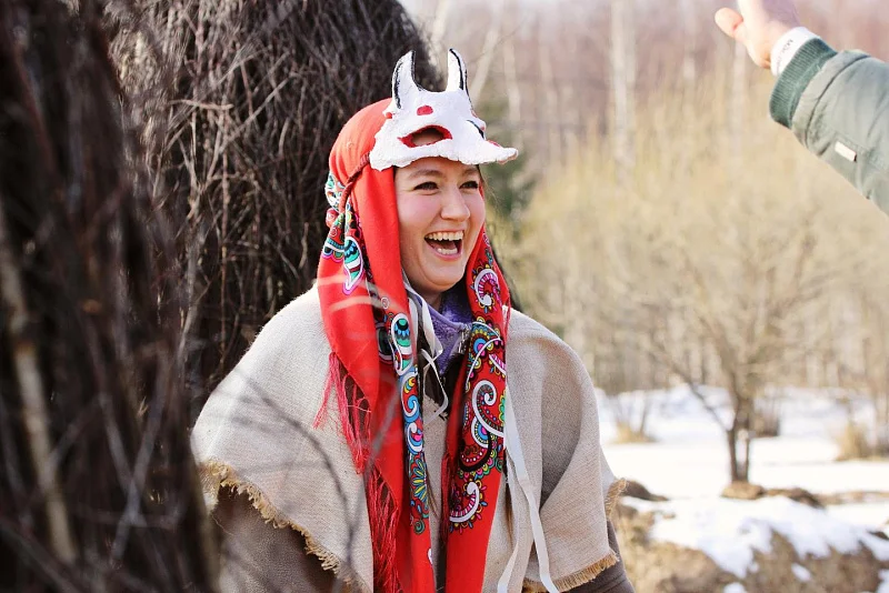 Гори ясно: в Калужской области прошел огненный перформанс в честь Масленицы