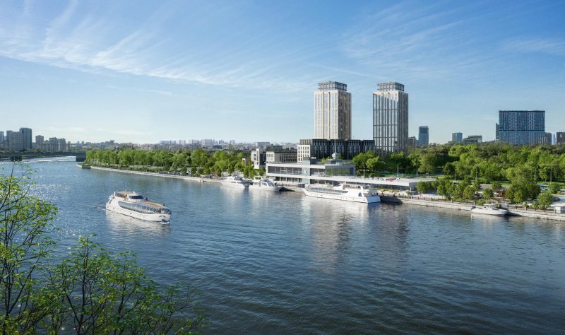 В пешей доступности от речных маршрутов в Москве реализуются 20 новостроек В пешей доступности от речных маршрутов в Москве реализуются 20 новостроек