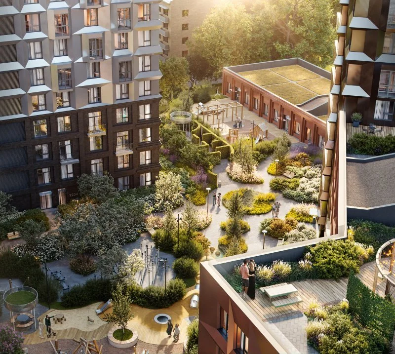 В Казани появится ЖК с эксплуатируемыми кровлями