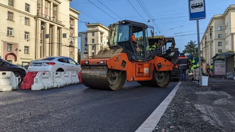 Объем ремонта дорог в Петербурге вырос на треть Объем ремонта дорог в Петербурге вырос на треть