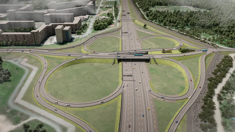 В Петербурге стартует реконструкция развязки КАД в Кронштадте