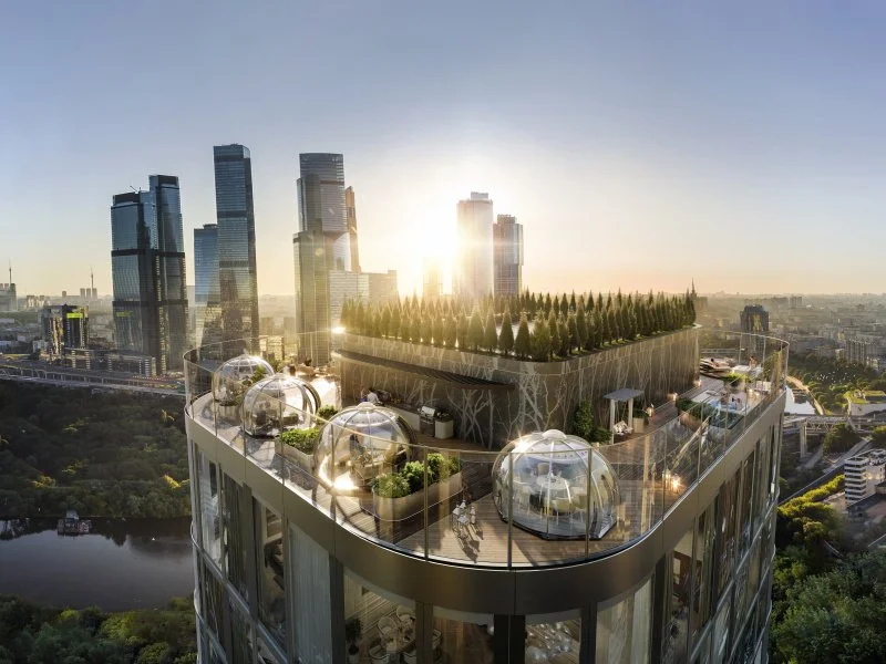На пяти небоскребах Москвы появятся самые высокие качели в мире