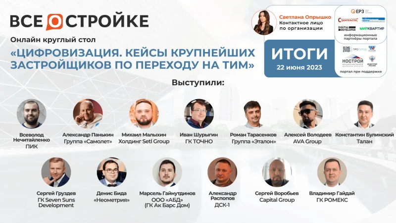 Группа «Самолет», ПИК, Группа «Эталон» и другие застройщики рассказали о своих цифровых экосистемах Группа «Самолет», ПИК, Группа «Эталон» и другие застройщики рассказали о своих цифровых экосистемах