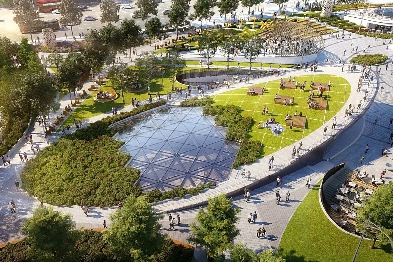 В центре Москвы достроили подземный торговый комплекс