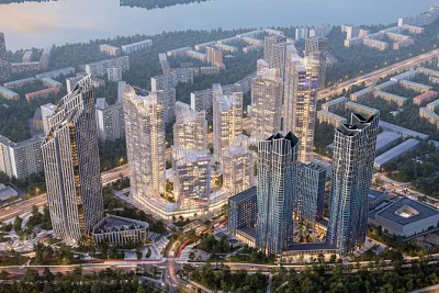 Вертикальное море в Печатниках: «Галс-Девелопмент» спроектировал жилой комплекс, чьи фасады имитируют волны