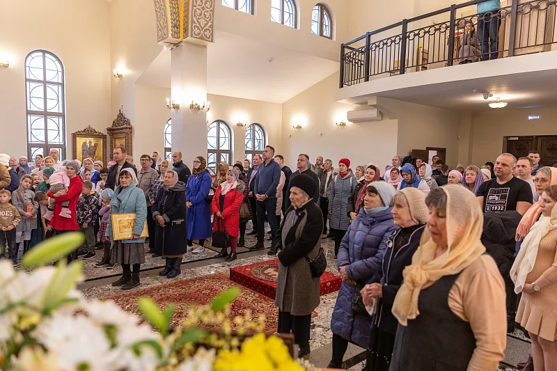 В Краснодаре отметили годовщину открытия храма в микрорайоне комплексной застройки 