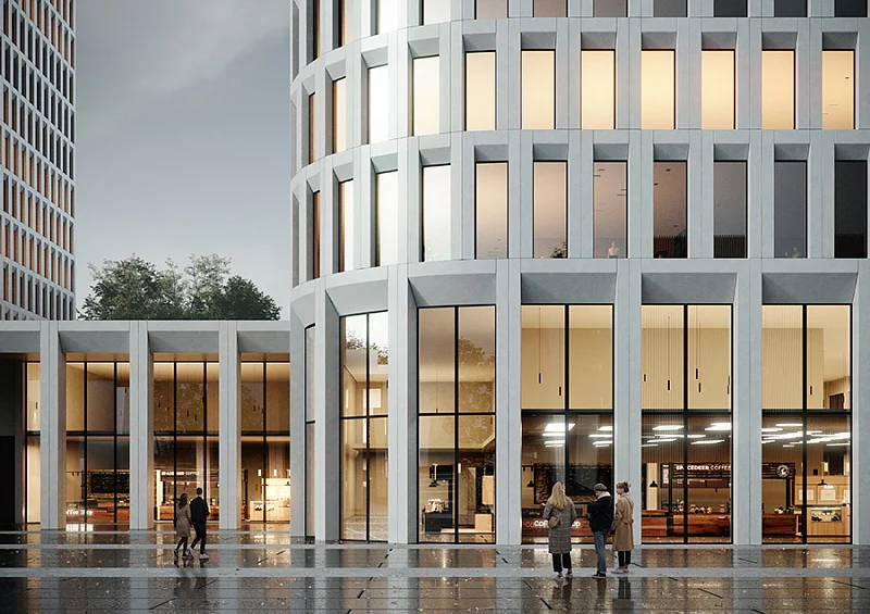 Прогулка в офисном парке