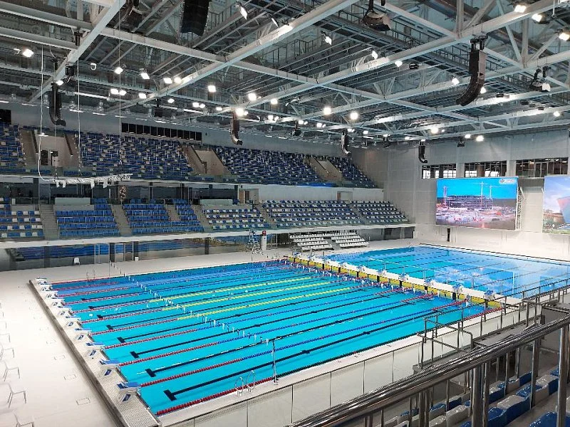 В России открылся самый масштабный Дворец водных видов спорта 