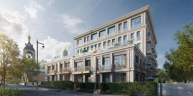 На Остоженке в Москве построят клубный дом с виллами за 8 миллиардов