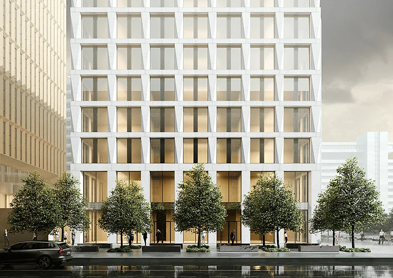 Прогулка в офисном парке