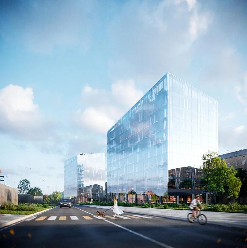 На западе Москвы появится бизнес-центр в виде кубиков льда