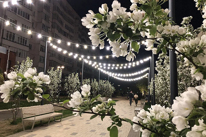 На месте парковки