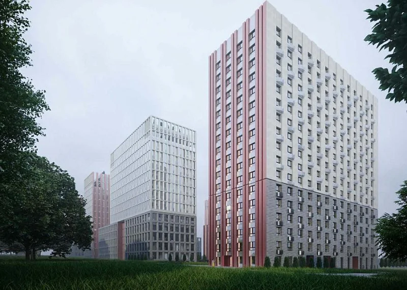 Дом по реновации в Москве решили украсить натуральным камнем 