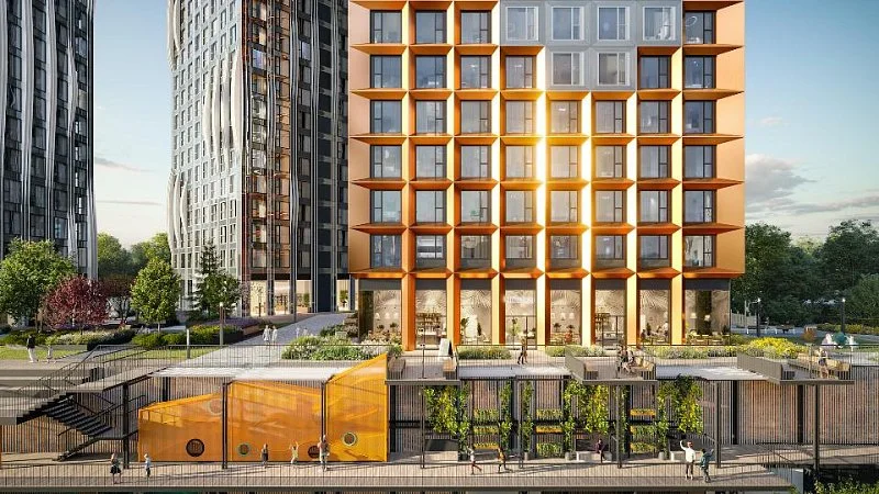 На западе Москвы обустроят вертикальную досуговую площадку с балконами