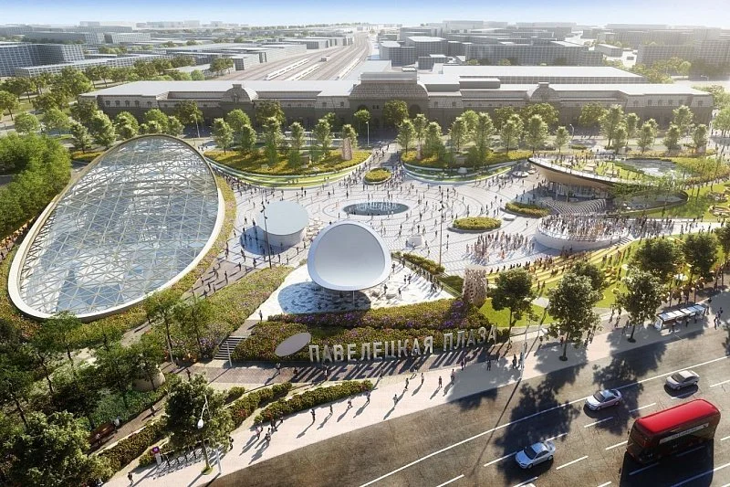 В центре Москвы достроили подземный торговый комплекс