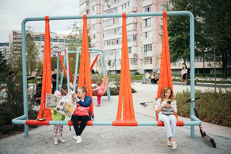 На месте парковки