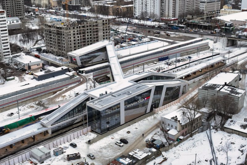 В Москве открыт новый пригородный вокзал Марьина Роща