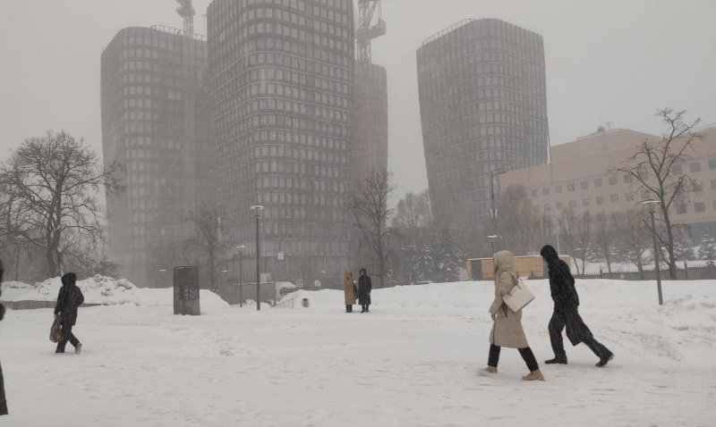 Городские службы Москвы перешли на усиленный режим работы из-за снегопада 
