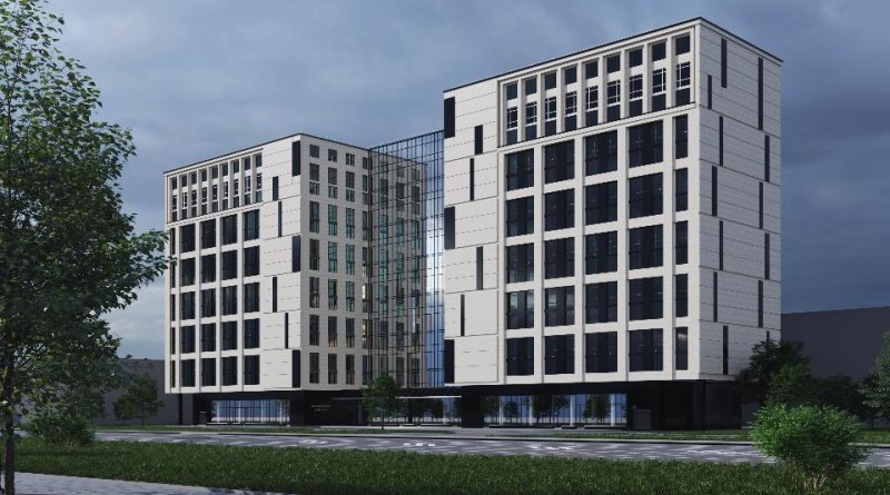 В Петербурге в районе Большой Охты построят апарт-отель