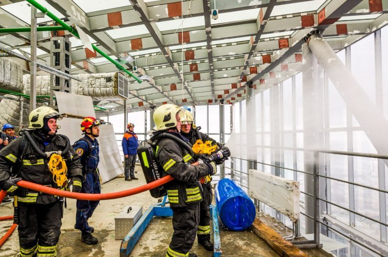 В Москве проведут учения по тушению пожара в высотном здании