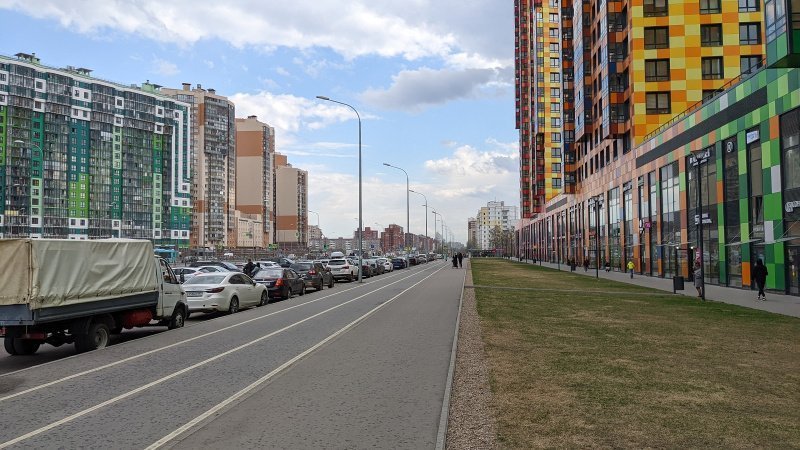 Названые «новостроечные» локации Петербурга с наибольшим приростом количества торговых помещений