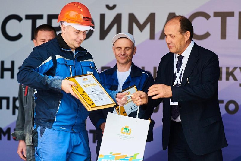 Строители компании «Атомстройкомплекс» взяли золото и серебро на конкурсе мастерства