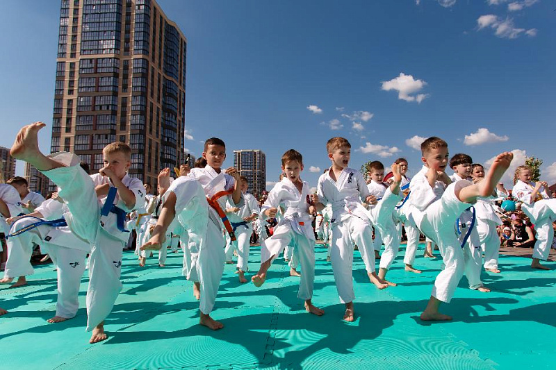 В Краснодаре в микрорайоне Любимово устроили масштабный праздник для детей В Краснодаре в микрорайоне Любимово устроили масштабный праздник для детей